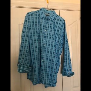 Men’s Johnston and Murphy Shirt XXL Tailored Fit